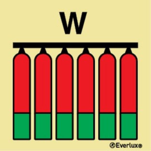 Water fixed fire-extinguishing battery 